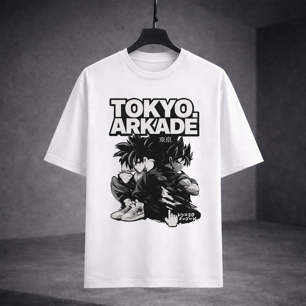 TheBlackFoxx Tokyo Arkade Oversized T-Shirt