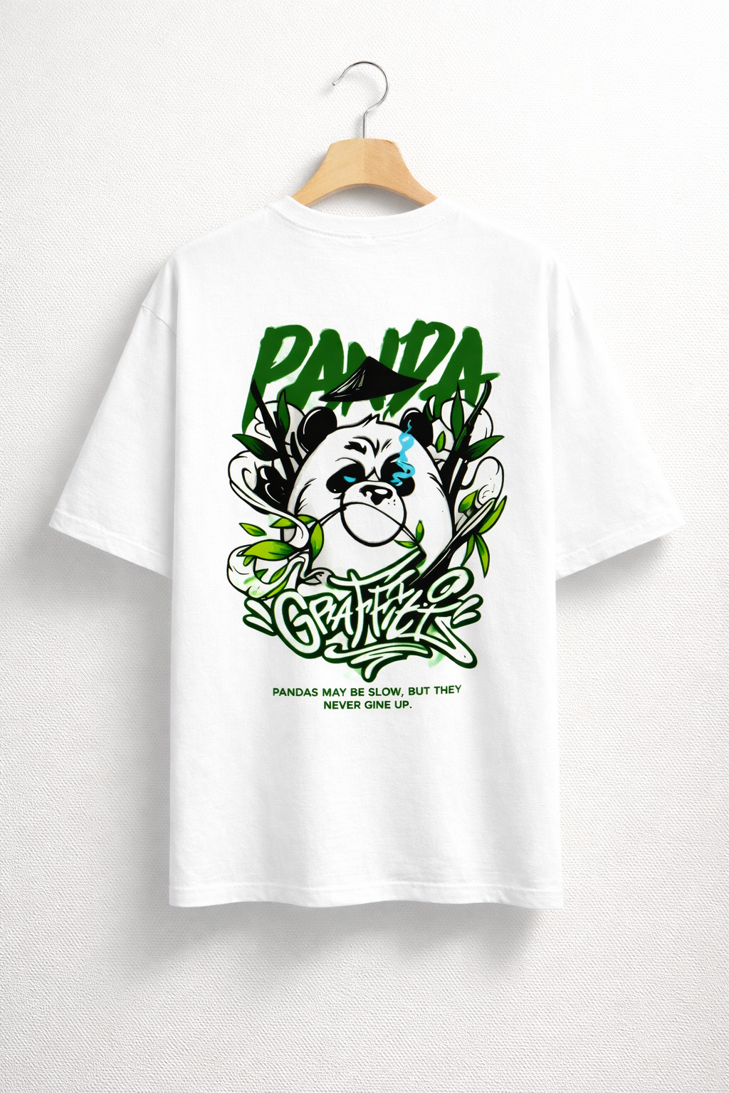 TheBlackFoxx Panda Oversized T-Shirt