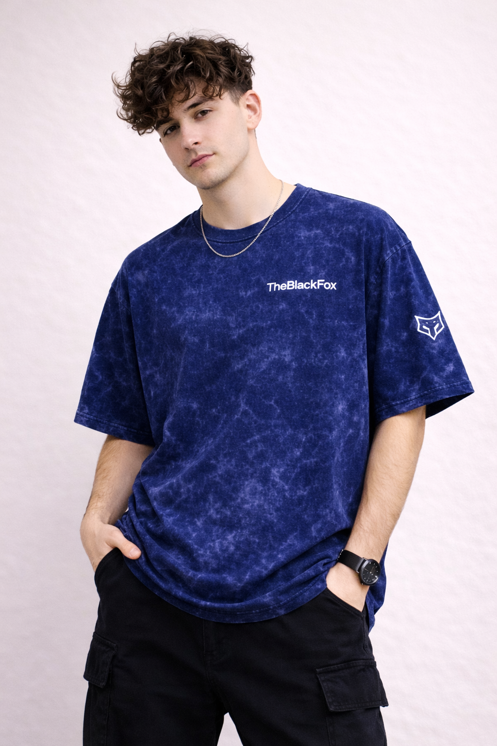 TheBlackFoxx Acid Wash Oversized Tee