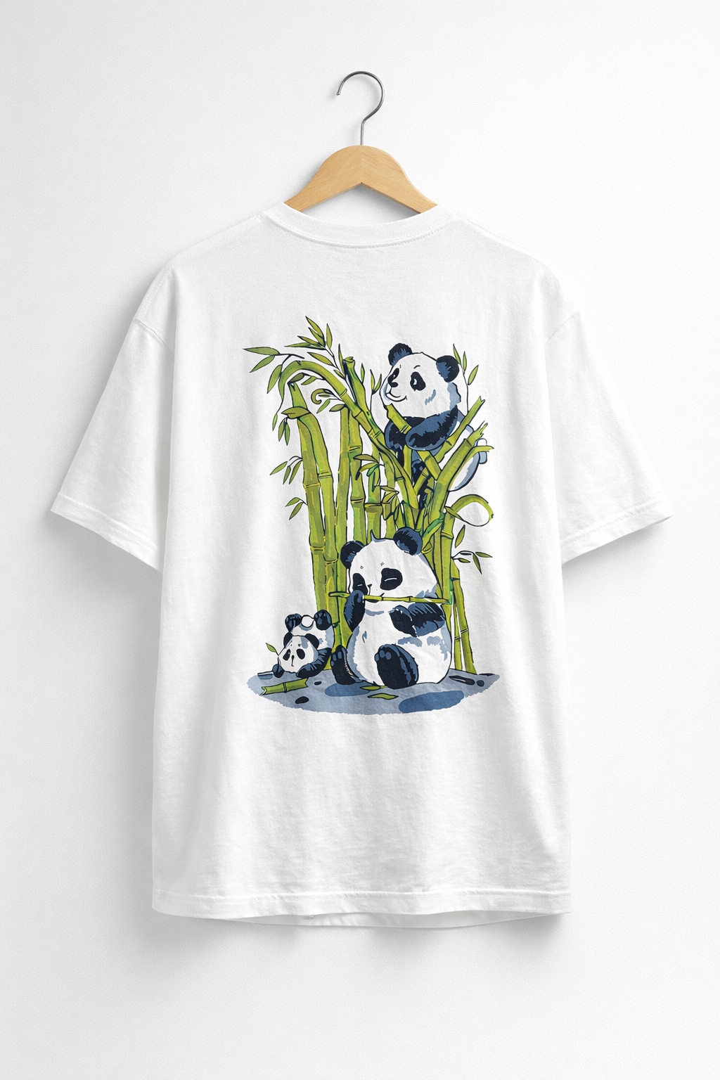 TheBlackFoxx™ Panda Bamboo Oversized T-Shirt