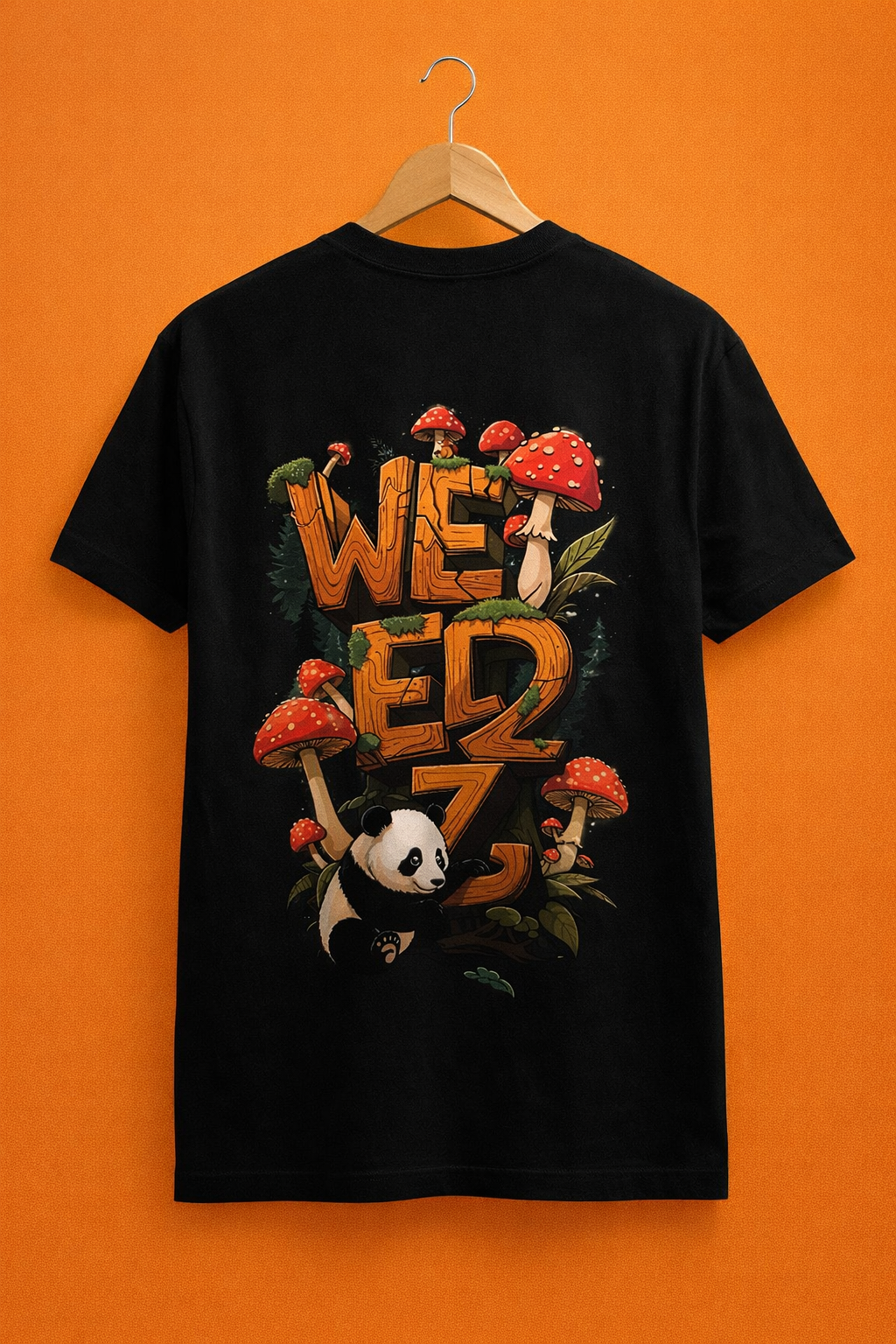 TheBlackFoxx™ Panda Bamboo Oversized T-Shirt