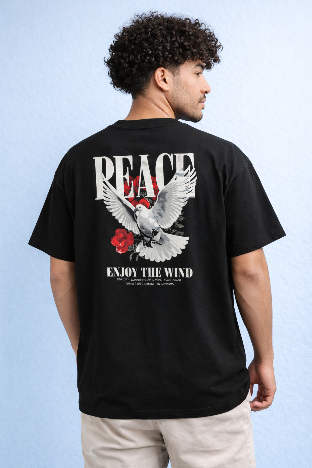 TheBlackFoxx™ Peace Dove Oversized Tee