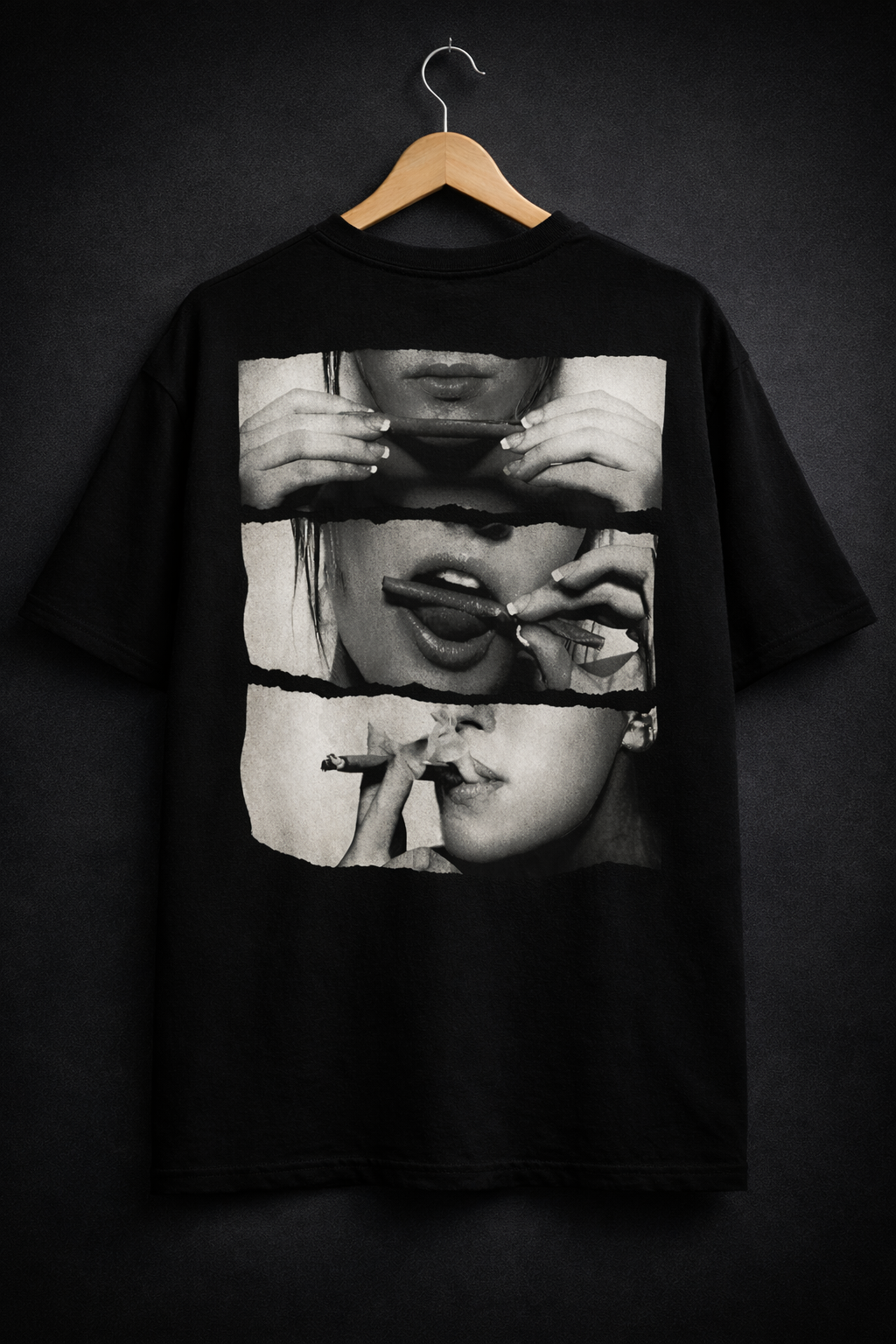 TheBlackFoxx™ Noir Graphic Oversized Tee